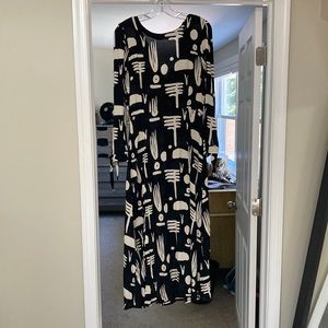 Anthropologie Bel Kazan Luna Long Sleeves Maxi Dress